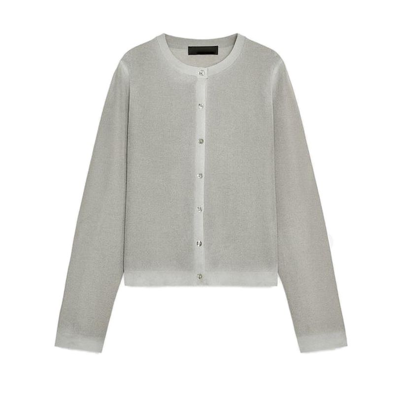 Autumn New Women clothes French style Idle Style Gradient Effect round Neck Long sleeve Knitted Outerwear 2893159