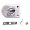 24TE Stainless Steel Glass Door Lock Knob Sliding Floor for Latch Lock Bolt Ground Lock for Bathroom Toilet Shop Glass Doors