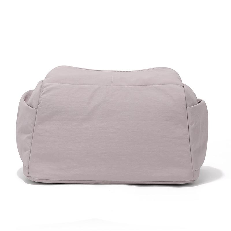 Leichter Nylon-Rucksack mit Reißverschlusstasche vorne Seitentaschen Verstellbare Träger Lässiger Tagesrucksack für Damen für den täglichen Gebrauch und Reisen
