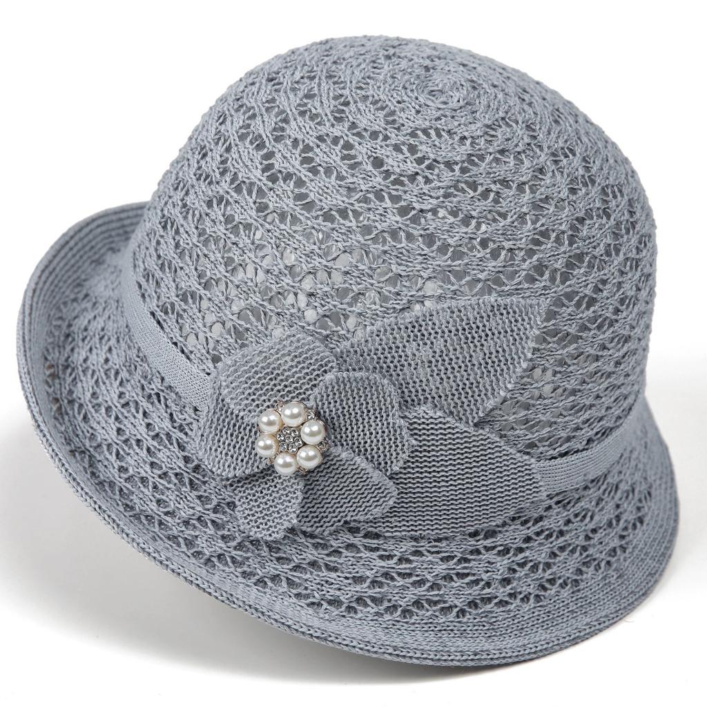 Sommer-Sonnenschutzhut Französischer Stil Gerollter Rand Sonnenschutzhut Outdoor Fischerhut Koreanische Mode Blumenhut für Damen