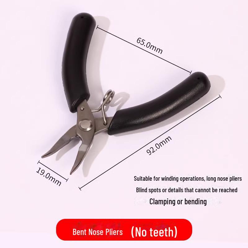 DIY Jewelry Needle-Nose Pliers: Handmade Accessory Tool for Bracelets, Necklaces, and Pearl Stringing.