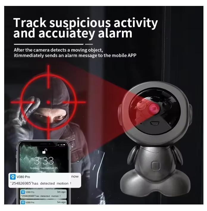 8MP Wireless WiFi Surveillance Camera Night Vision Two-way Voice Security Protection Smart Home Webcam IP Camera Baby Monito Cam