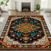 RAKKS Luxury Bohemian Crystal Area Rug,Washable,Anti-Slip,Modern Floral Print for Living Room,Bedroom Home Decor Large Carpet
