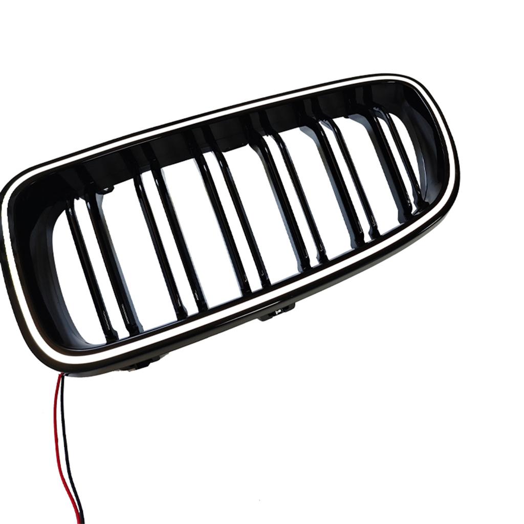 Front Kidney Grille Grill With LED Light Upper Bumper Hood Mesh For BMW 3-Series F30 F31 F35 320i 325i 328i 330i 335i 2012-2019
