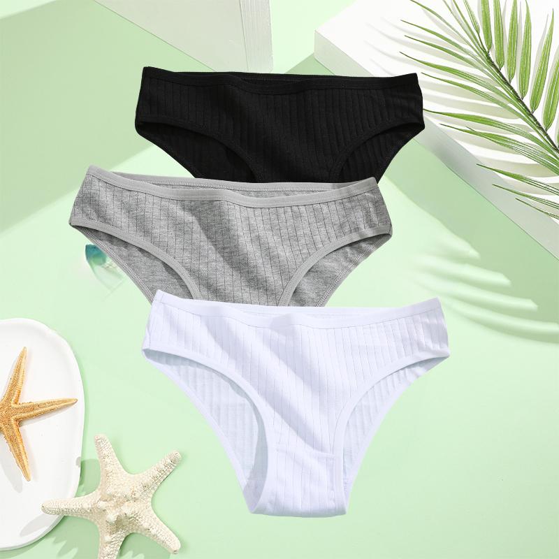 

FINETOO 3 шт./компл. хлопковые трусики женское нижнее белье сексуальное женское белье трусики женское нижнее белье трусы однотонные трусики нижнее белье XS-7XL XXL&Set