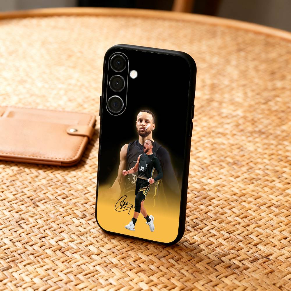 Sports Star S-Stephen C-Curry Phone Case For Samsung A73,72,71,53,52,51,22,91,80, Soft Black Cover