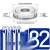 Dual-Sided Flat Timing Pulley: 5M50 Teeth, Width Options 11/16/21/27AF, Bore Size 8-30.