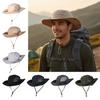 Fashion Wide Brim Men's Fisherman Hat Quick-drying Sun Protection Sun Hat Waterproof Breathable Fishing Hats Outdoor