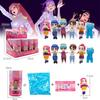 Figura de Anime Kpop Cazadores de Demonios Serie Caja Sorpresa PVC Dibujo Animado Mini Modelo Juguete Muñeca Decoración de Escritorio Niño Regalo Sorpresa de Navidad