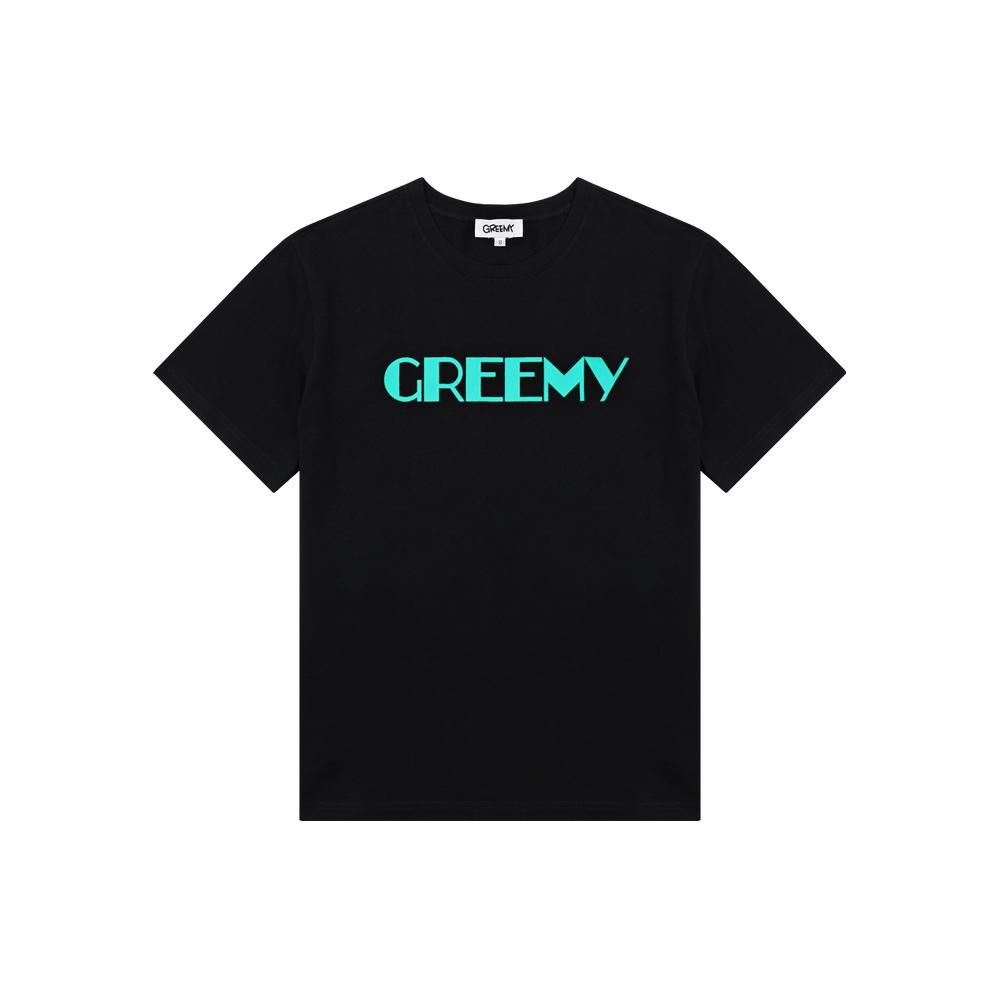 Grimi Simple Logo T-Shirt(Black) L