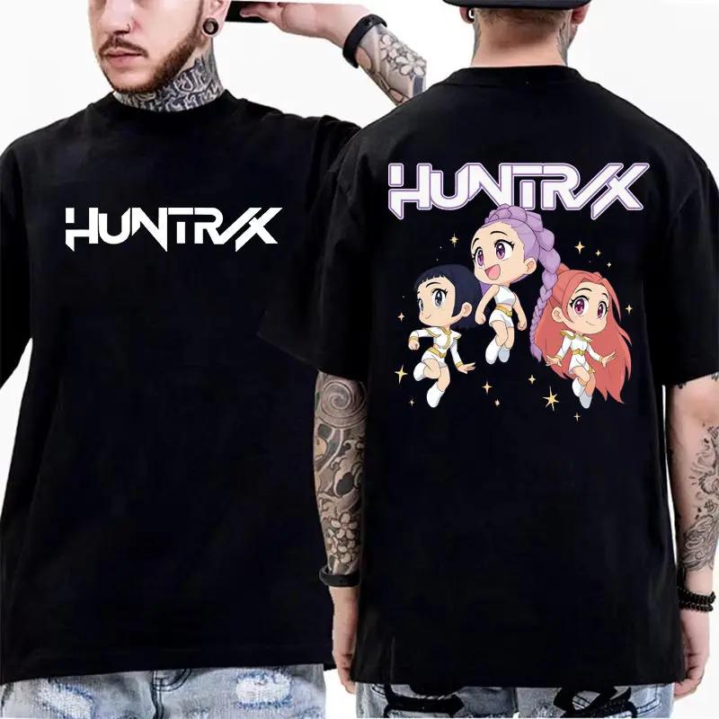 Camiseta Masculina Feminina Caçadores de Demônios K-Pop Saja Boys Jinu Romance Saja Tee Verão Casual Moda Hip-hop Manga Curta Camiseta