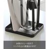 Yamazaki Glass Stand Tower Slim Black 2848