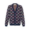 Sweaters Men's Blue V Neck Moderate 716334-XKCOZ-4804