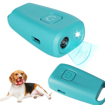Dispositivo Mini de Entrenamiento Antiladridos Recargable Tipo-C ENTRENADOR ULTRASÓNICO DE PERROS Repelente de Perros Linterna LED Dispositivo de Entrenamiento
