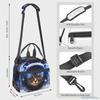 Space Cat Astronaut Lunch Box Insulated Lunch Bag Boys Cooler Tote Girls Shoulder Strap Reusable for School Picnic Travel Office