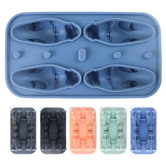 Ice Cube Mold 3D Dinosaur Shape Ice Cube Tray with Lid Whiskey Cocktails