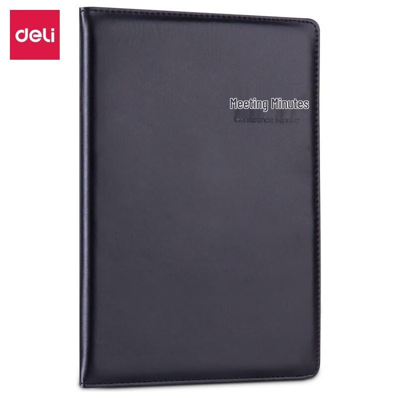 Deli Leather Cover Meeting Notebook