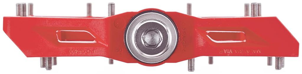 SHIMANO EPDGR400 Casual Trail Riding Flat Pedale Rot PD-GR400