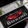 Custom Name Boxing Theme Mouse Pad, Non Slip Rubber Base, Multifunctional Office & Home Decor, Perfect for Workspace Personalization.