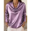 BITCED Moda Casual para Mujer Estampado de Color Sólido Manga Corta Blusas y Camisas
