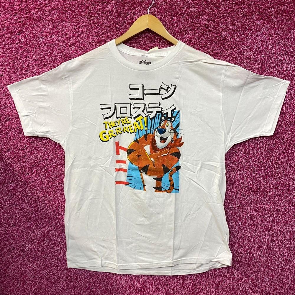 Kellogg#039;s Cereal Tony The Tiger They#039;re Great Promo TShirt XL Unisex T-Shirt S