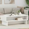 White Coffee Table 100 x 46 x 35 cm Engineered Wood