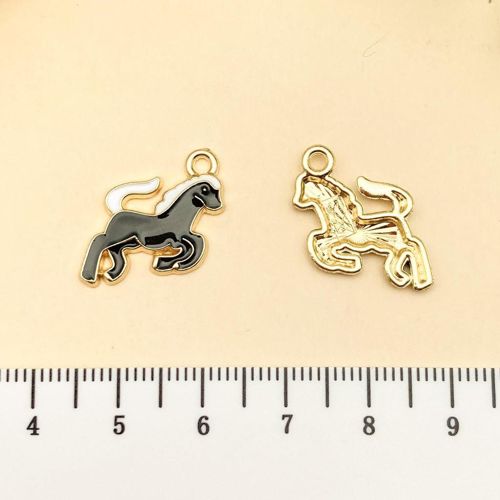 Western Cowboy Hat Boots Keychain with Horse Pendant