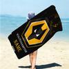 Personalized Bayern Munich Crest Beach Towel Microfiber Beach Towel Thin Absorbent for Beach Swimming Yoga Bath Sports. 0910183