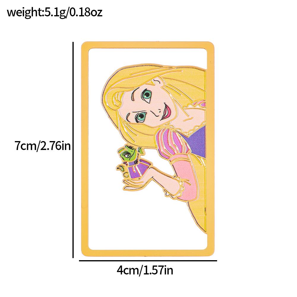 Disney Princess Metal Bookmark Series Snow White The Little Mermaid Anime Book Fan Merchandise Birthday Gift for Friends