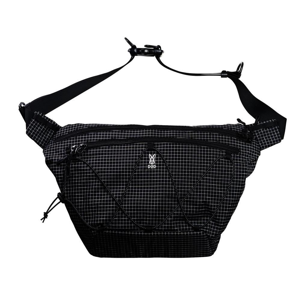 DOD Tsoi Tsoi Body Bag, UHMWPE (Ultra High Molecular Weight Polyethylene), Lightweight, Water-Repellent, Outdoor, Travel, Festival, BA153-BK