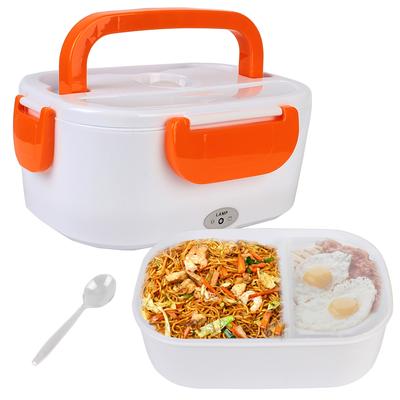 Lunch Box Elettrica Portatile Riscaldabile 12V 220V Spina EU Riscaldamento Rapido Contenitore per Alimenti Viaggio Auto Lavoro Riscaldamento Scatola Bento Stoviglie