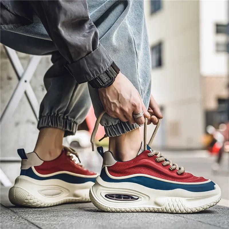 2026 Autumn New Trendy Sports Fashion Casual Shoes Comfortable and Simple Color Blocked Design Sense Dad Shoes