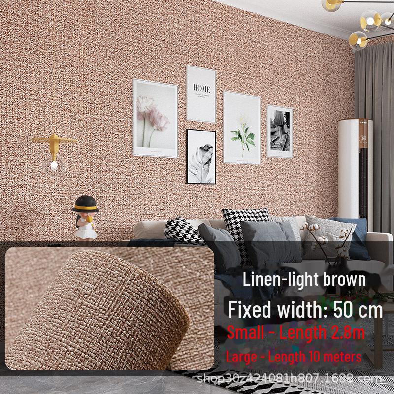 3D Self-Adhesive Waterproof Wall Stickers for Bedroom & Living Room - Moisture-Proof Decoration for Covering Imperfections