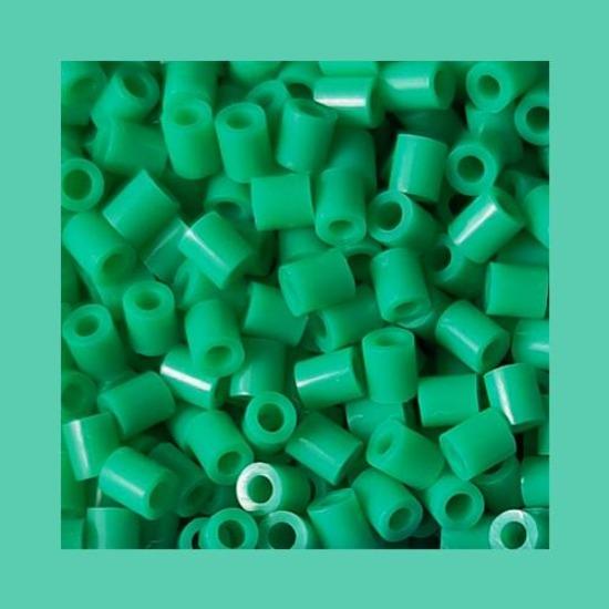 Green color 5mm 1000PCS Pixel Art YantJouet Hama Beads for Kids Iron Fuse Beads diy Puzzles Gift Children Toy