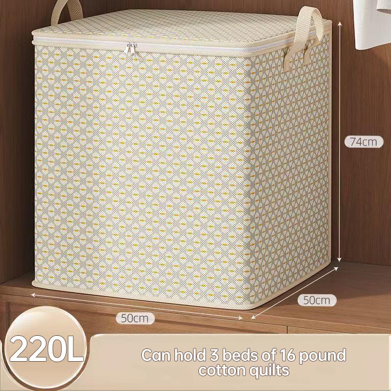 Extra Large Storage Bag - Multifunctional Bedding, Clothing, and Underwear Storage Bag with Zipper, Under Bed Storage Bag