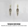 2pcs Antique Bronze Ring Pull Handles Red Bronze Drawer Handles Cabinet Knobs  Dresser Closet