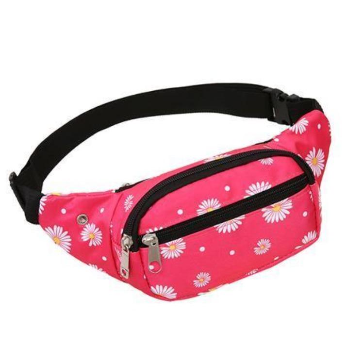 Crossbody Waist Bag for Women's Large Capacity Oxford Cloth Wear-resistant Multifunctional Casual Waist Bag