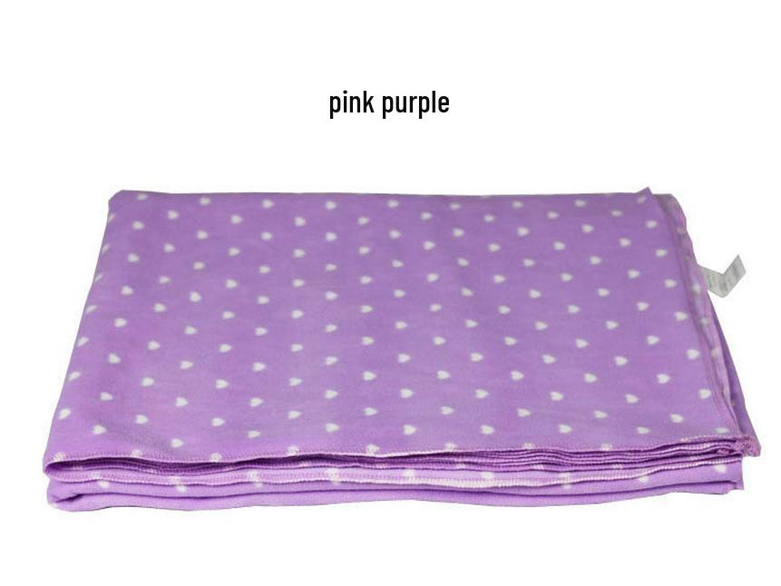 Cozy Double-Sided Fleece Blanket for Sofa, Yoga, and Relaxation 130x180cm Thick