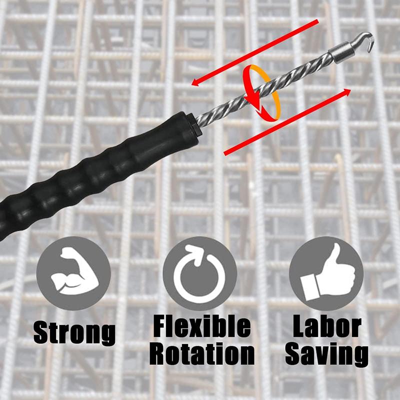 Rebar Tie Wire Semi-Automatic Steel Hook Straight Pull Binding Hook Wire Tightening Device Iron Wire Binding Iron Hook Hand Tool