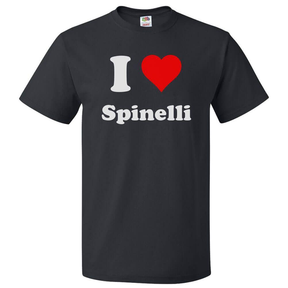 Camiseta I Love Spinelli I Heart SpinelliSe abre en una nueva ventana o pestaña L