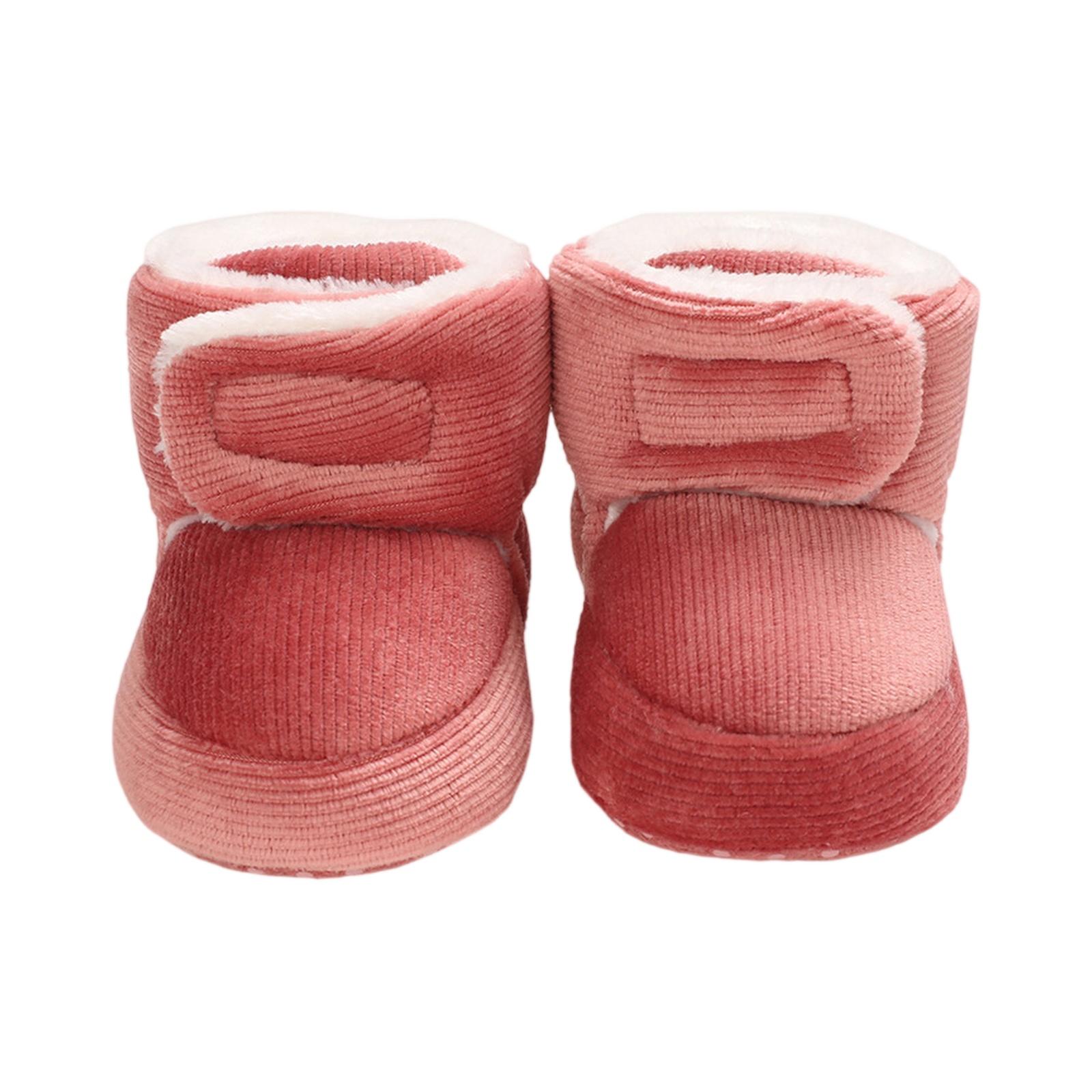 

Baby Fleece Booties - Soft Sole Warm Shoes 11