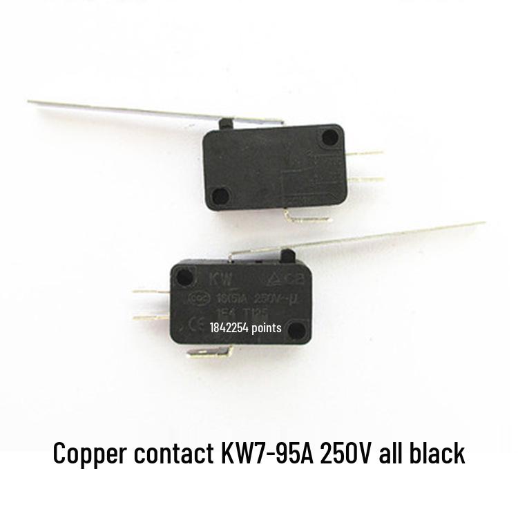 5A250V Kupfer-Berührung KW7 Mikroschalter - 1C/2C25 Dreibein-Hubbegrenzung
