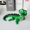 Statue de Jouet Crocodile Réaliste de Petite Taille Jouet Imprimé en 3D Articulations Mobiles Crocodile Zoo Petit Animal Décoration de Bureau Cadeau Amusant pour Enfants
