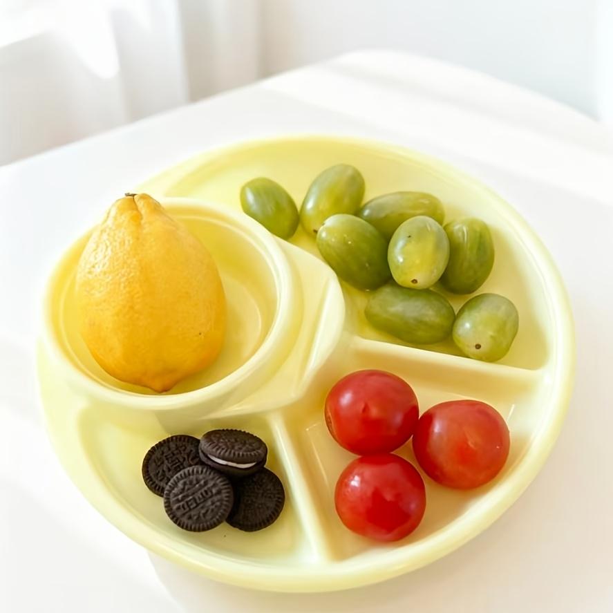 Random Color Food Divider Plate