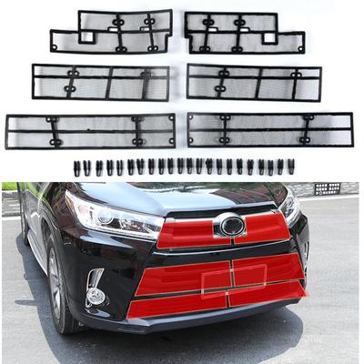 2017 2018 Car Insect Screening Mesh Front Grille Insert Net For Toyota Highlander Kluger Accessories