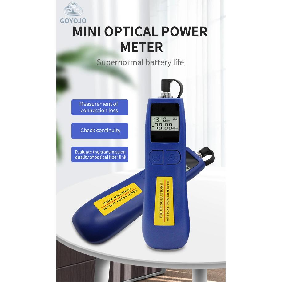 Mini Optical Power Meter Tester Optical Fiber Tester Optical Work Rate Meter Handheld Optical Work TL537