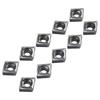 CNC Carbide Inserts Set 10pcs of CCMT060204SM IC907 for SCLCR with Excellent Performance in Dirty Environments