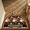 Semicircular Bathroom Carpet 40x60cm Bedside Floor Mat Toilet Carpet Bath Mat Rug  Toilet