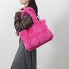 Fluffy Shoulder Bag Women Plush Handbag Fuzzy Tote Large Capacity Furry Purse for Daily