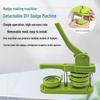 Manual Rotary Badge and Pin Maker - Creative Medal and Card Press Machine